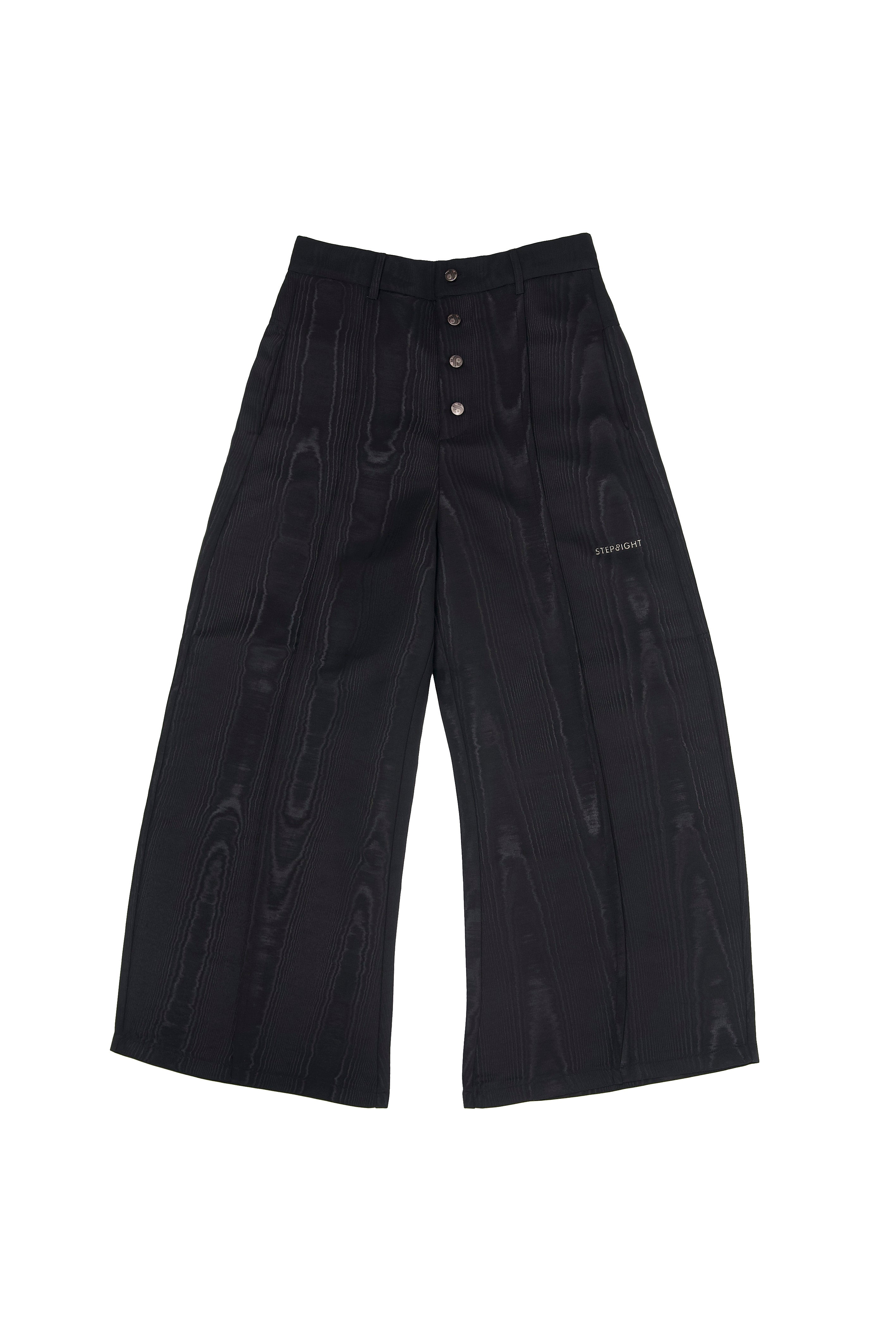 STYX BLACK MOIRE LONG PANTS