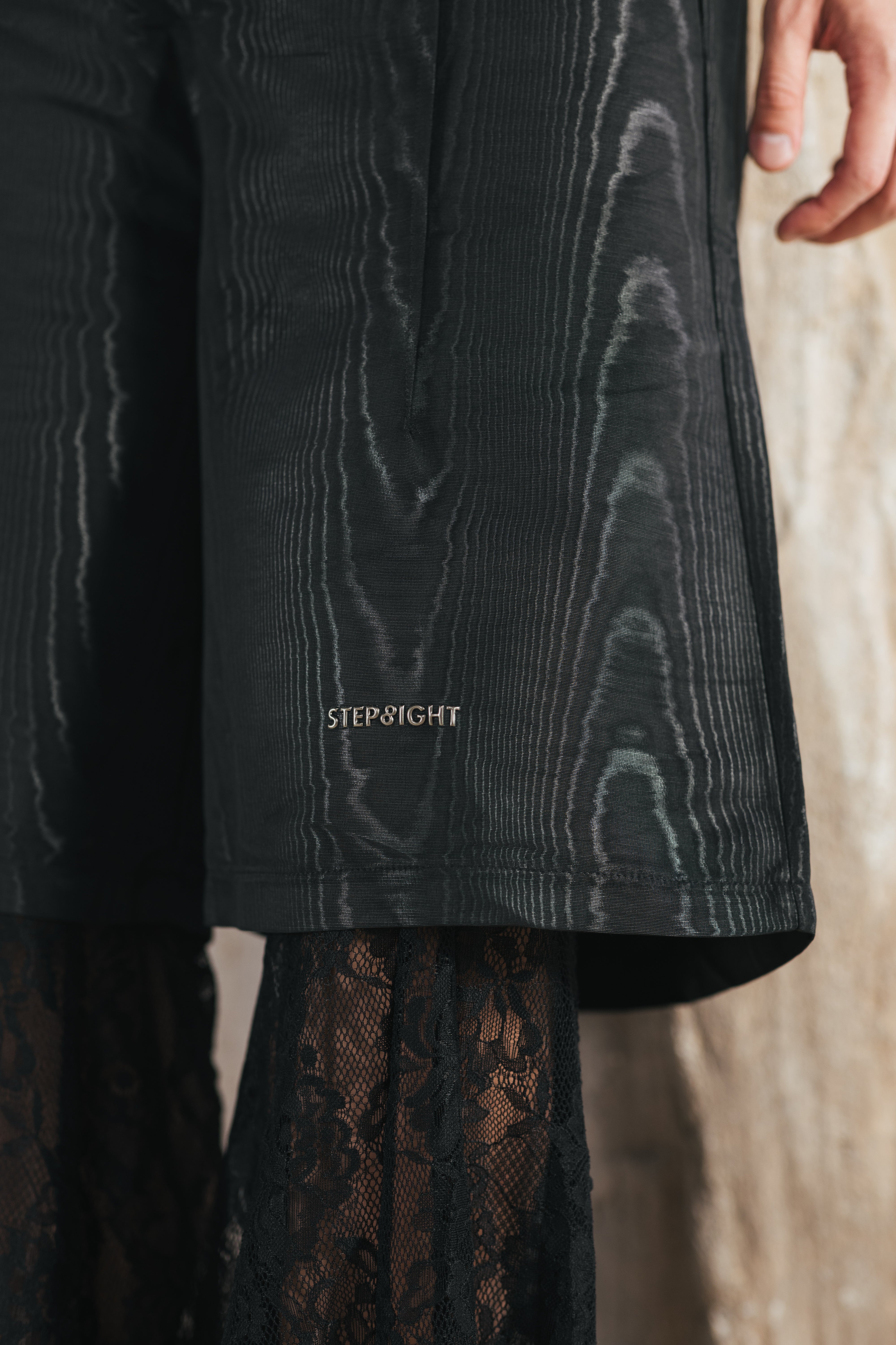 STYX BLACK MOIRE JORTS