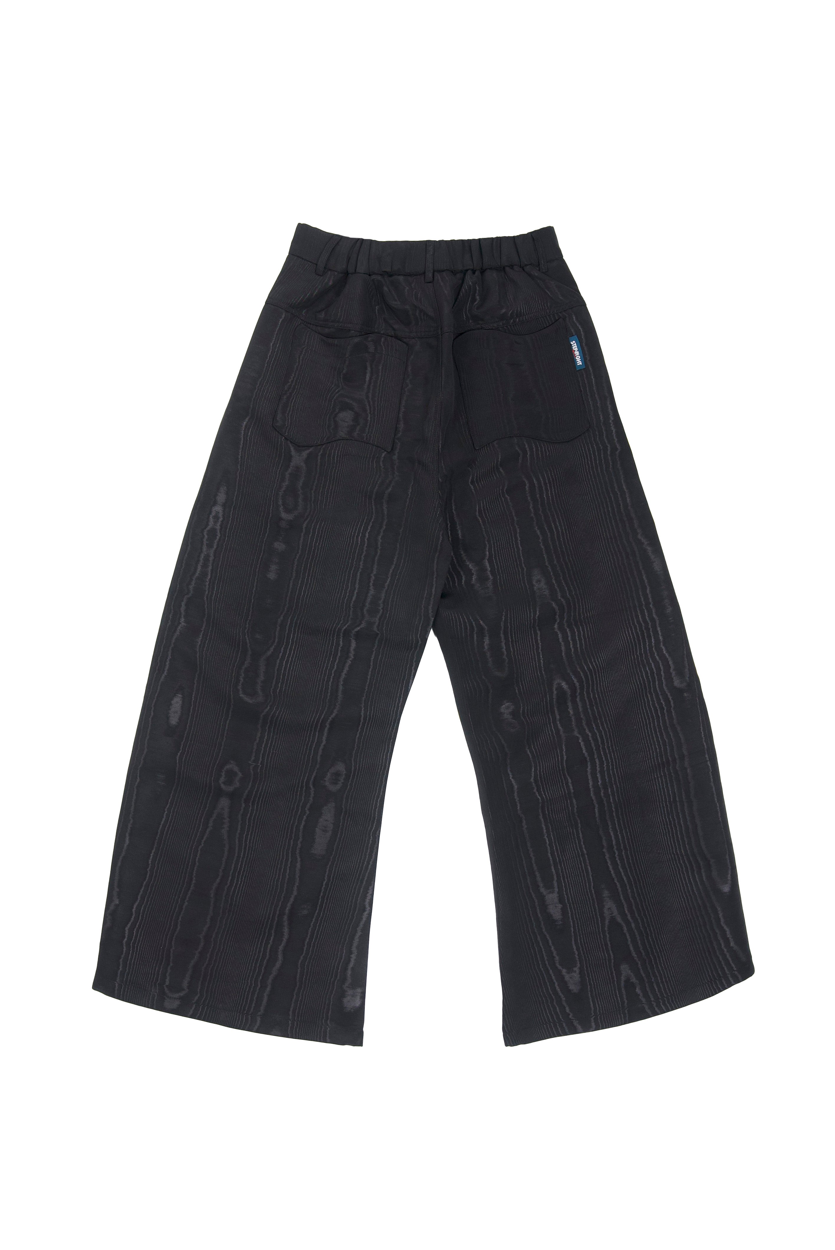STYX BLACK MOIRE LONG PANTS