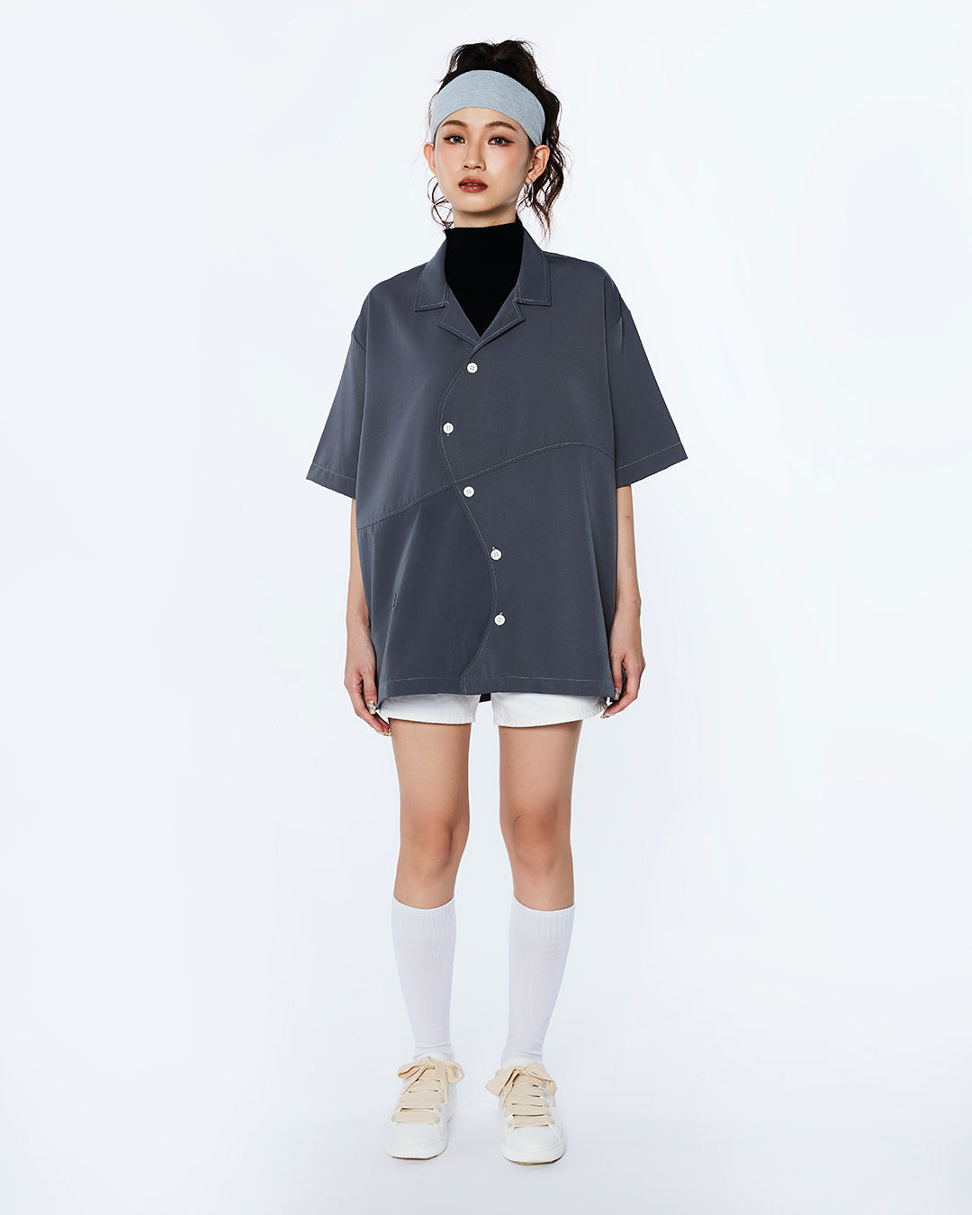 GRANITE GRAY WAVY SHIRT