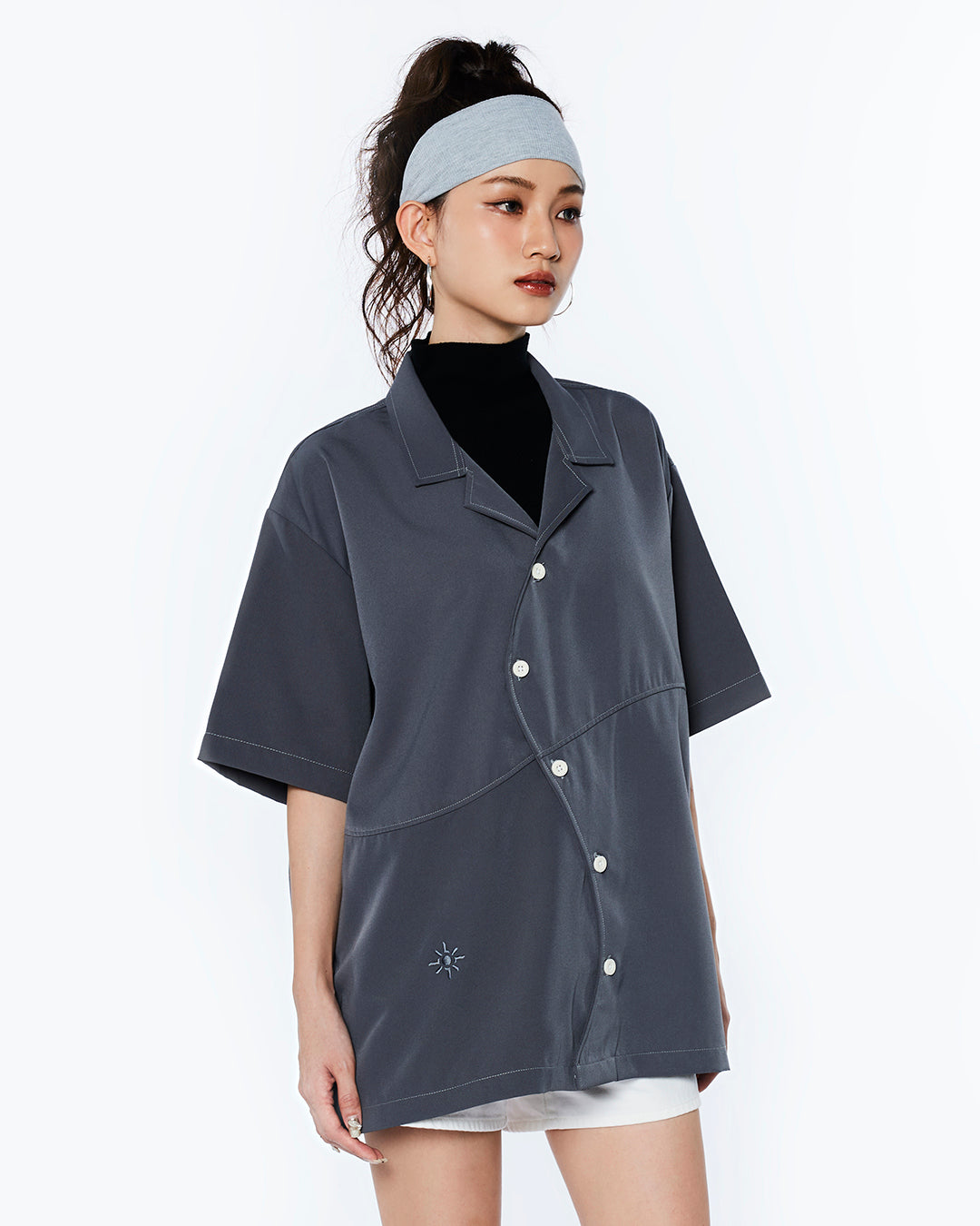 GRANITE GRAY WAVY SHIRT