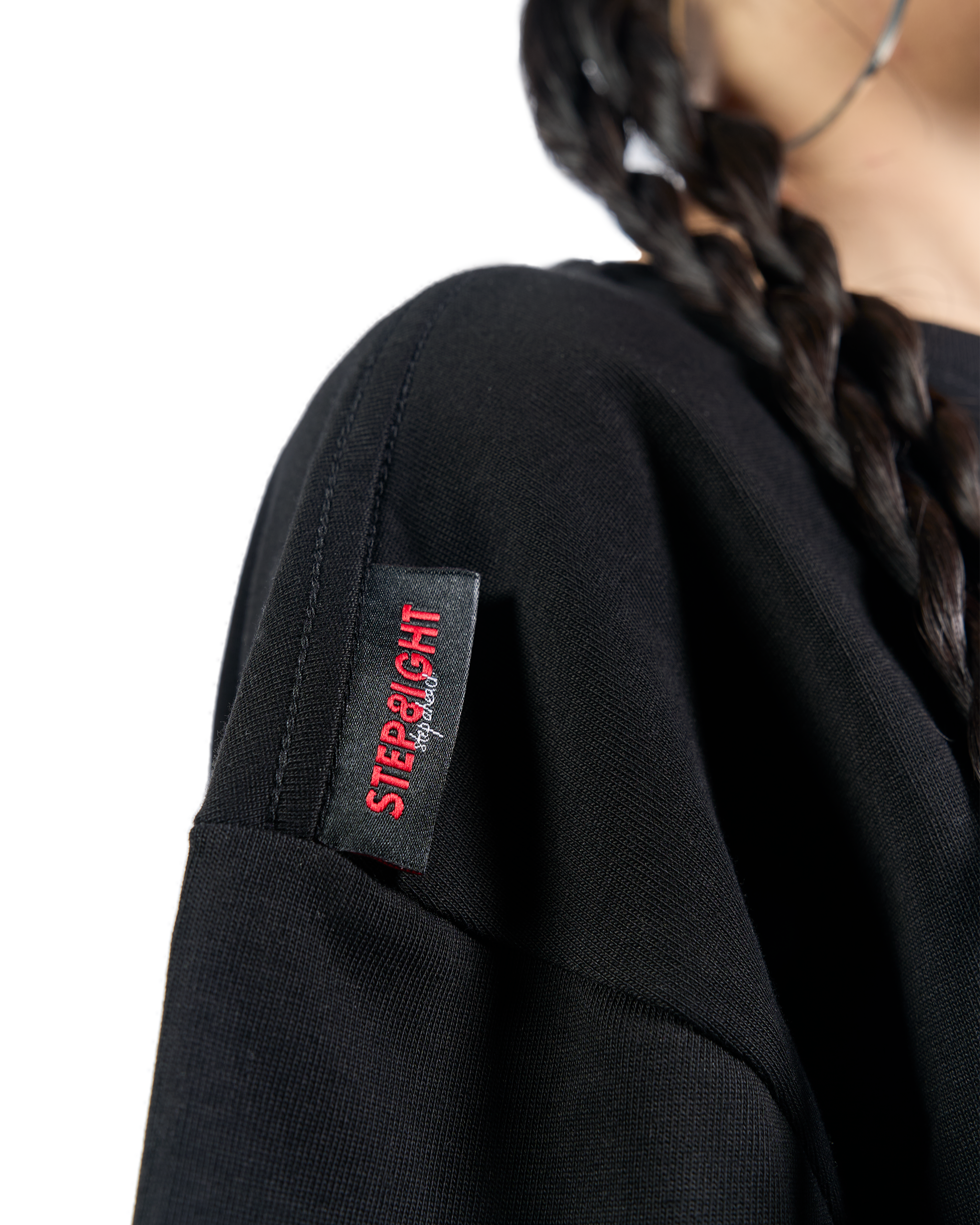 EVERGREEN BLACK-GREEN BASIC TEE