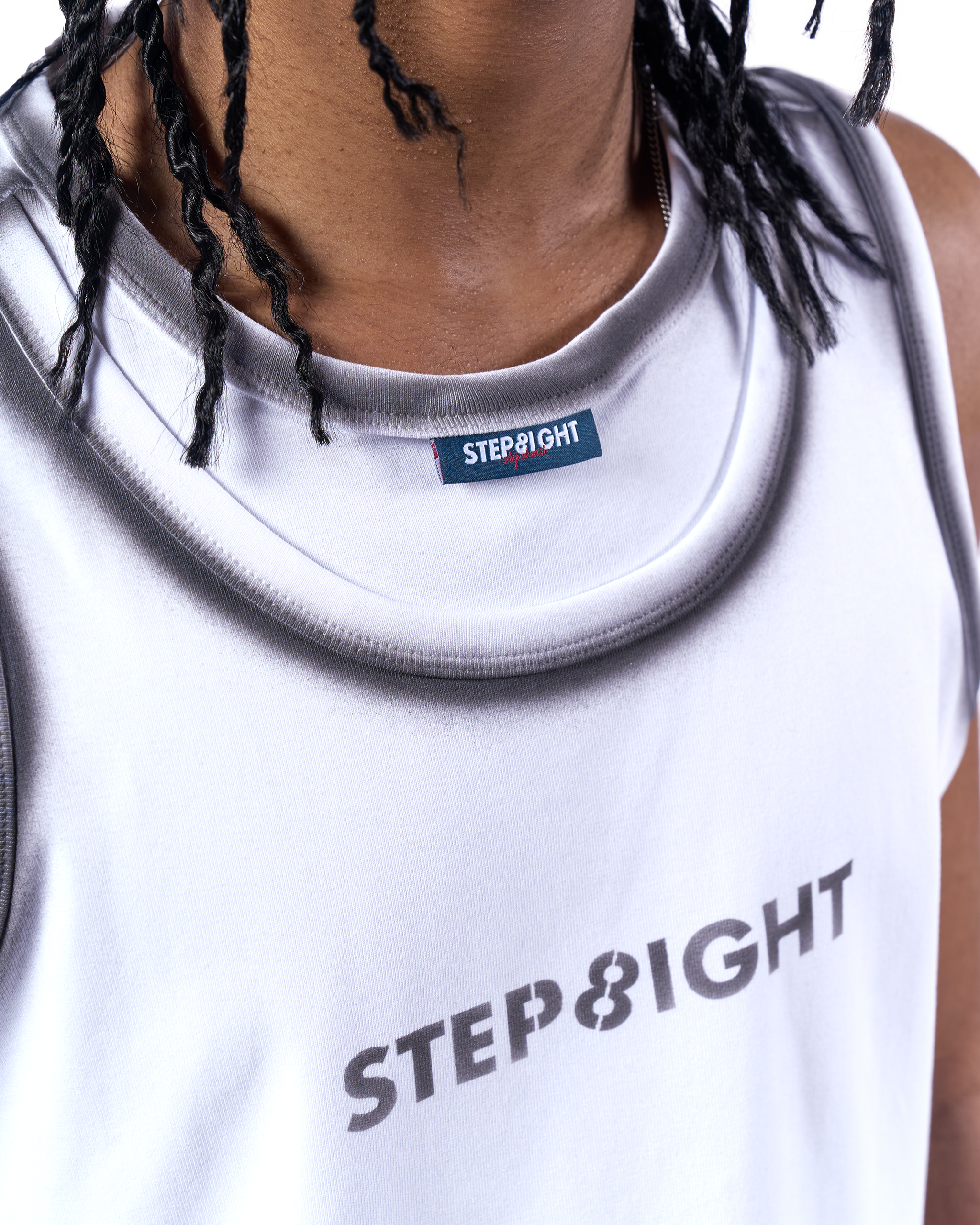 MOON WHITE DOUBLE COLLAR SPRAY TANK