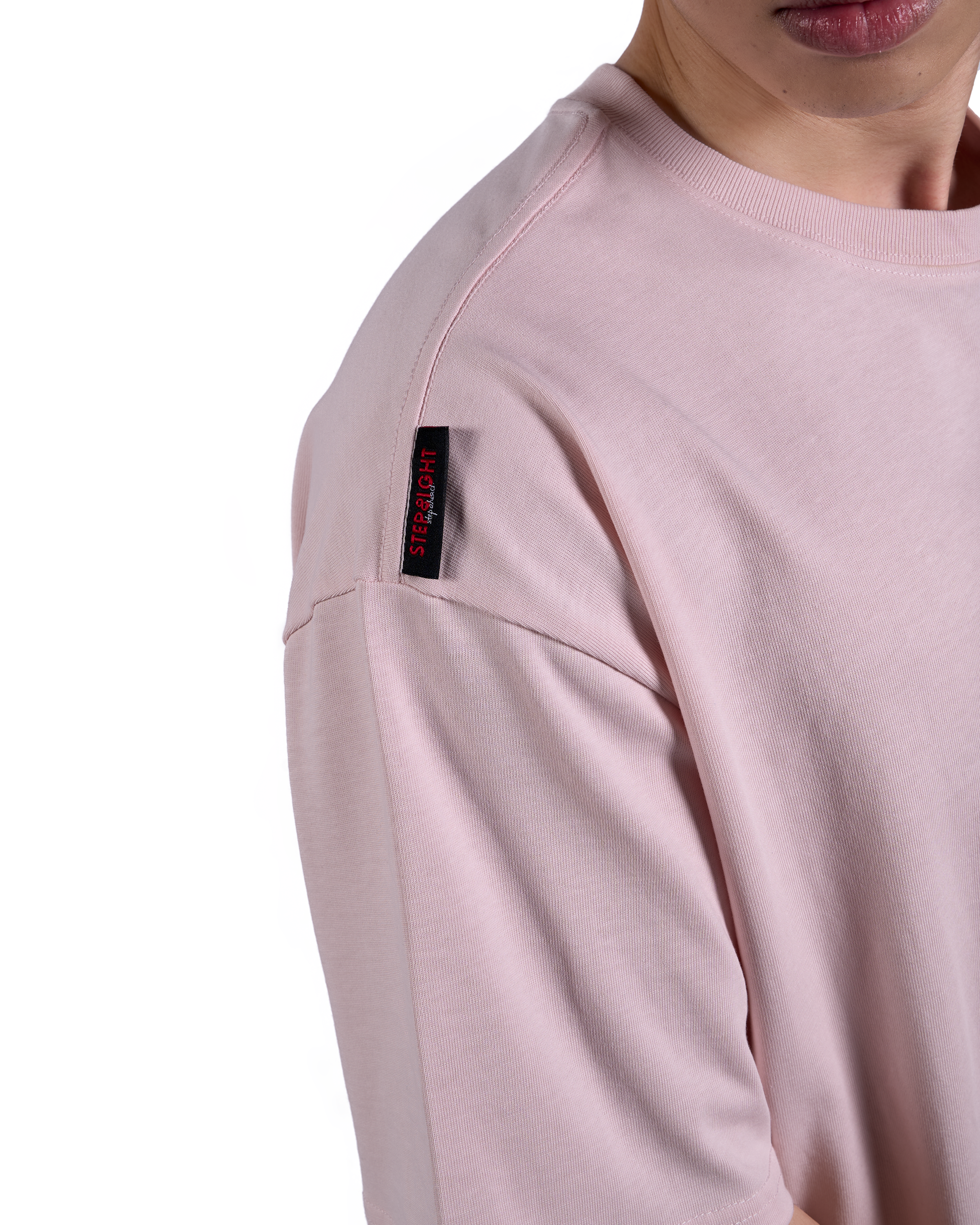 EVERGREEN PINK-RED BASIC TEE