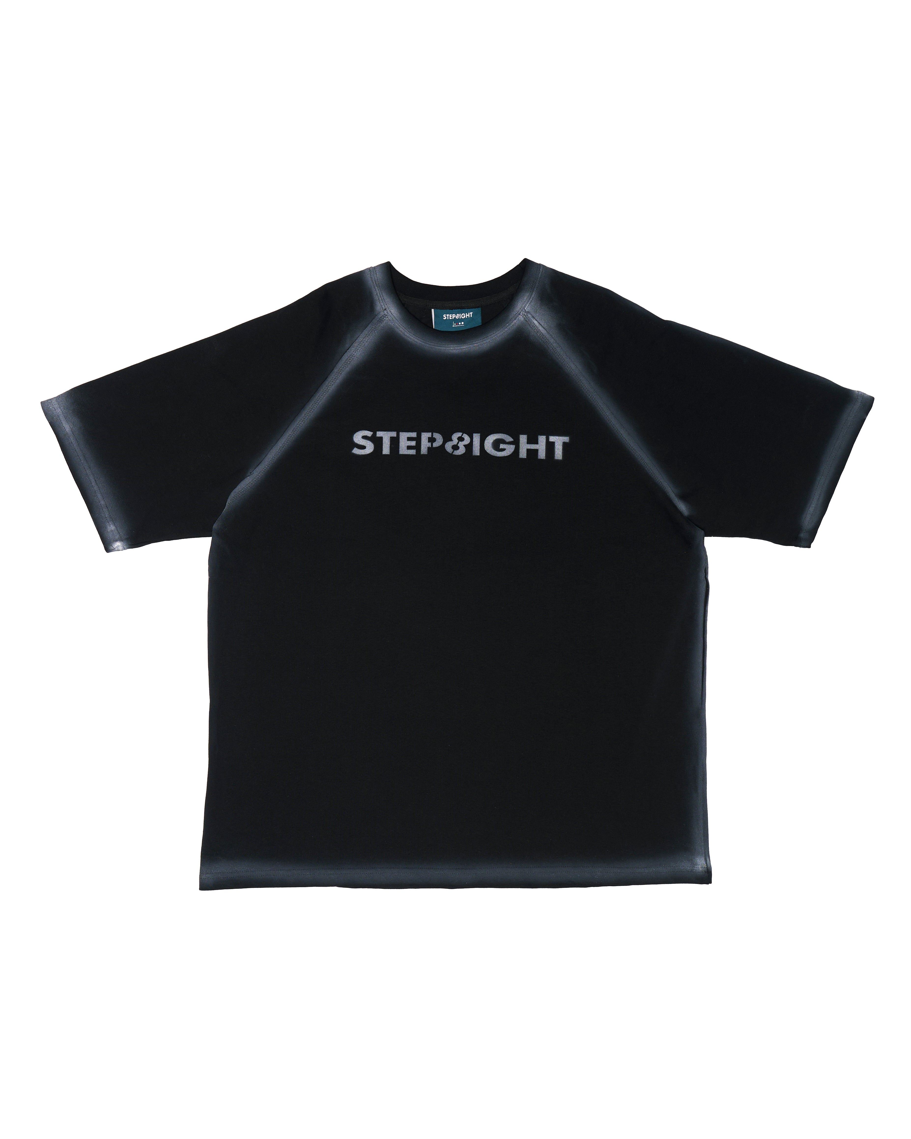 DUSK BLACK SPRAY RAGLAN S8 TEE