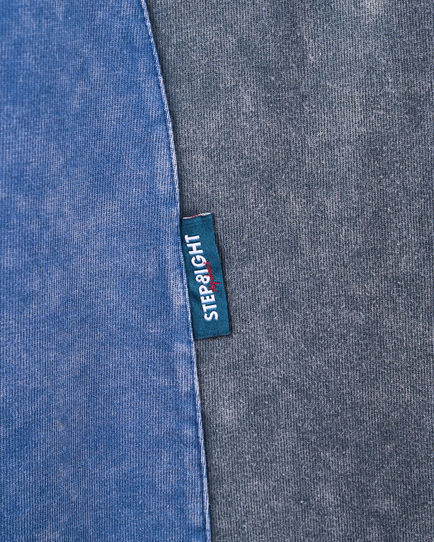CERULEAN BLUE CURVE TEE