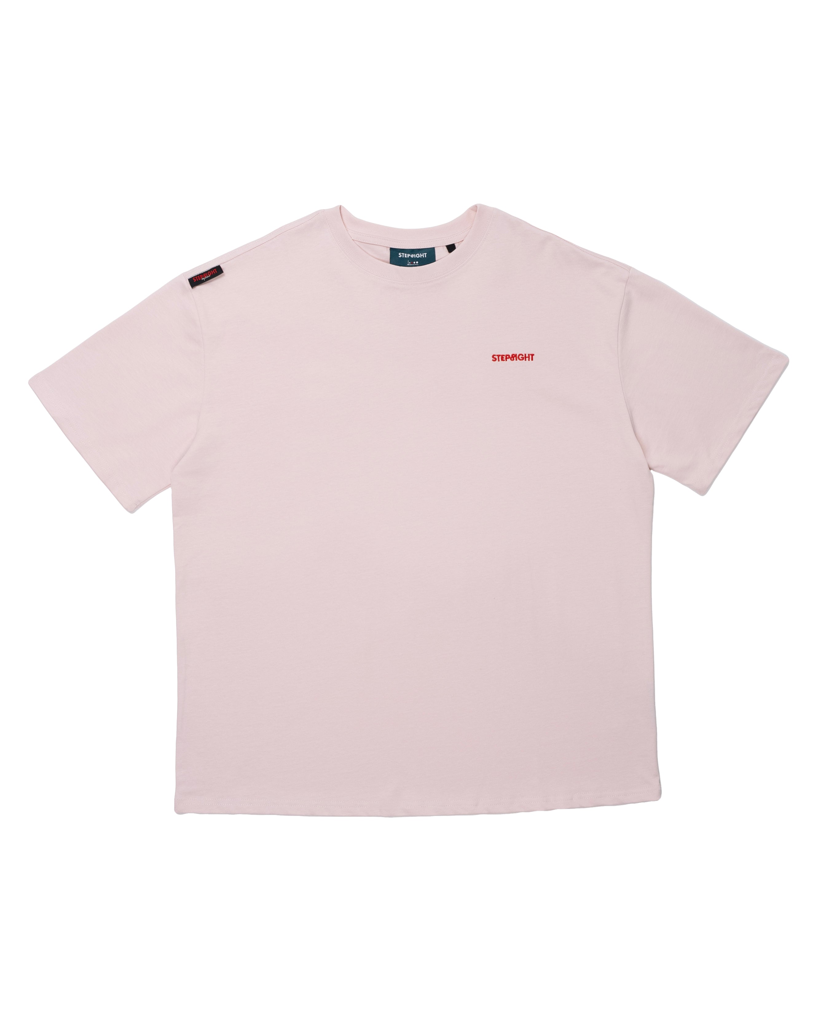 EVERGREEN PINK-RED BASIC TEE