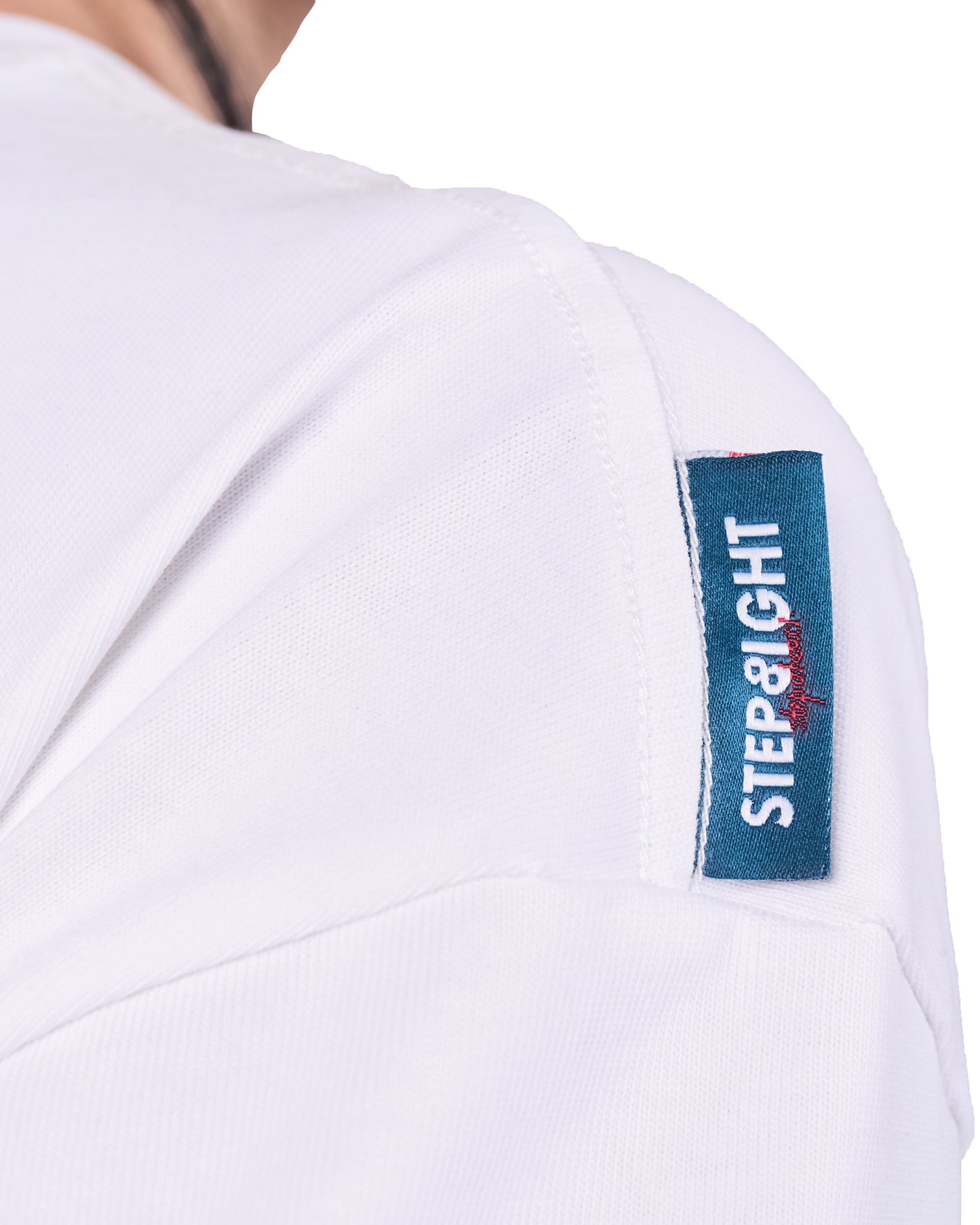 WHITE SILKSCREEN TEE