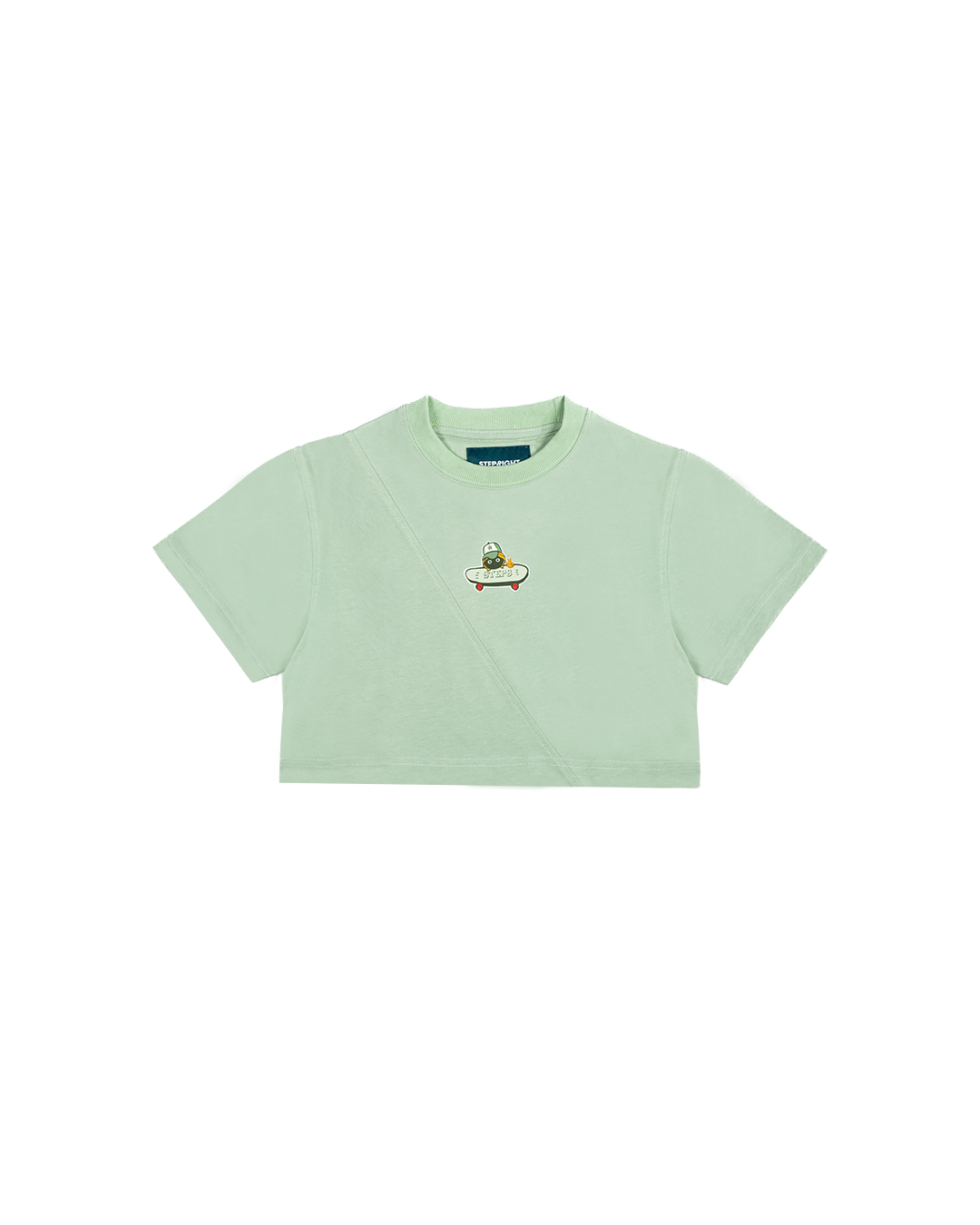 COOL-SAGE CROPPED TEE
