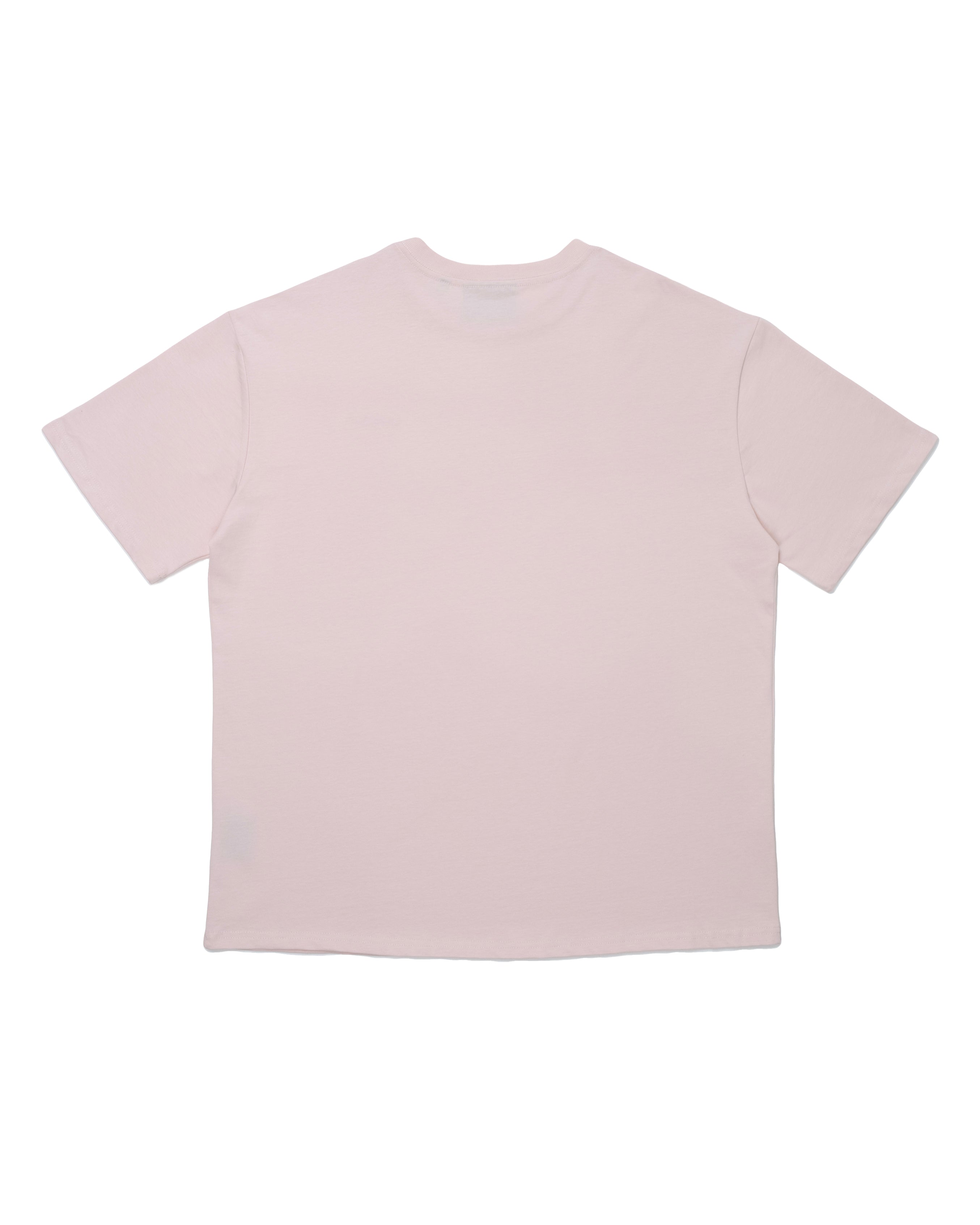 EVERGREEN PINK-RED BASIC TEE