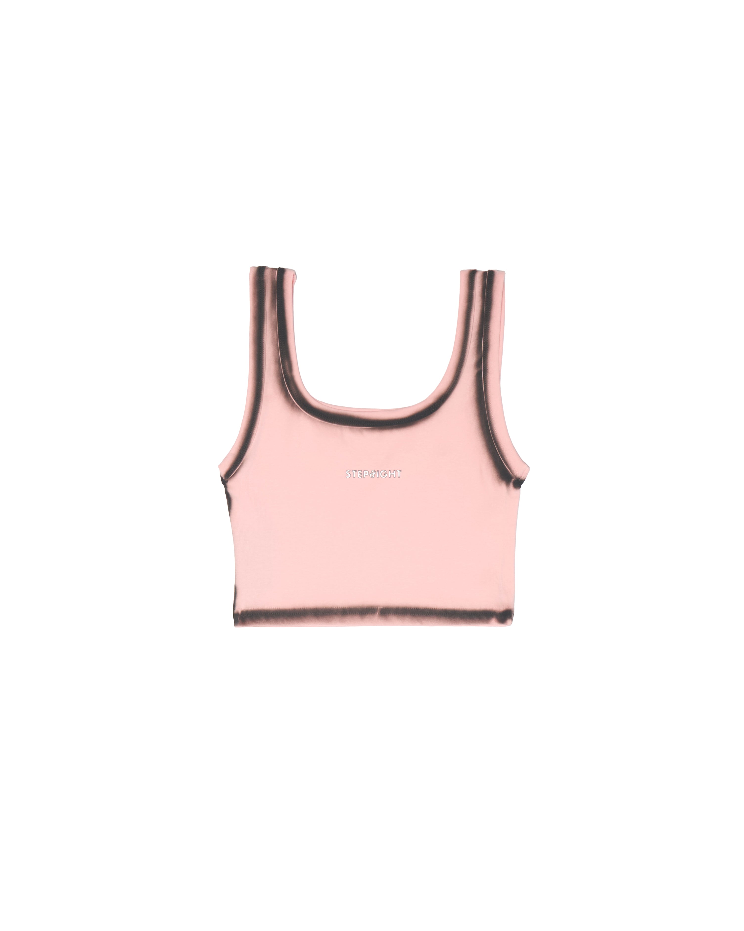 BLACK PINK REVERSIBLE SPRAY CROP TANK