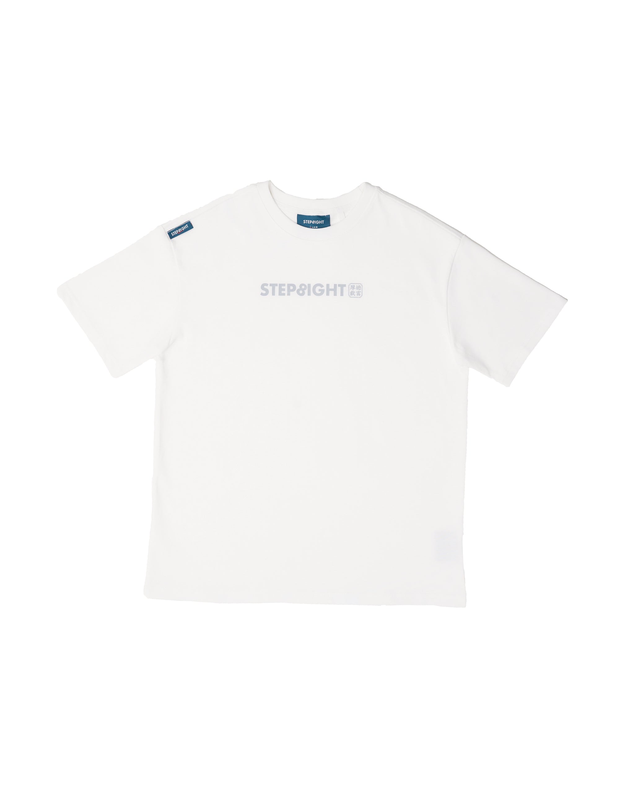 WHITE SILKSCREEN TEE
