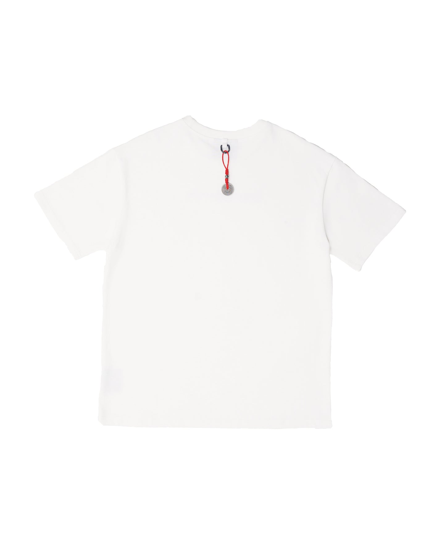 WHITE SILKSCREEN TEE