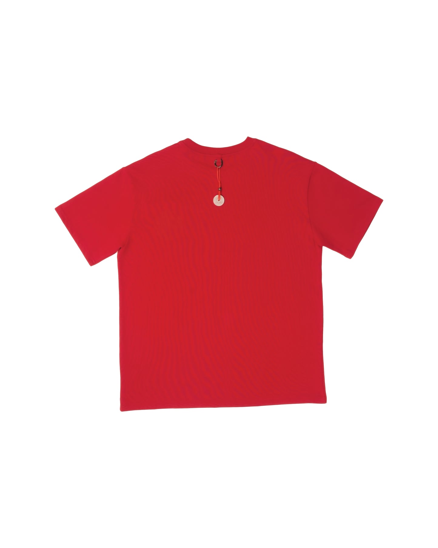 CRIMSON RED COIN TEE