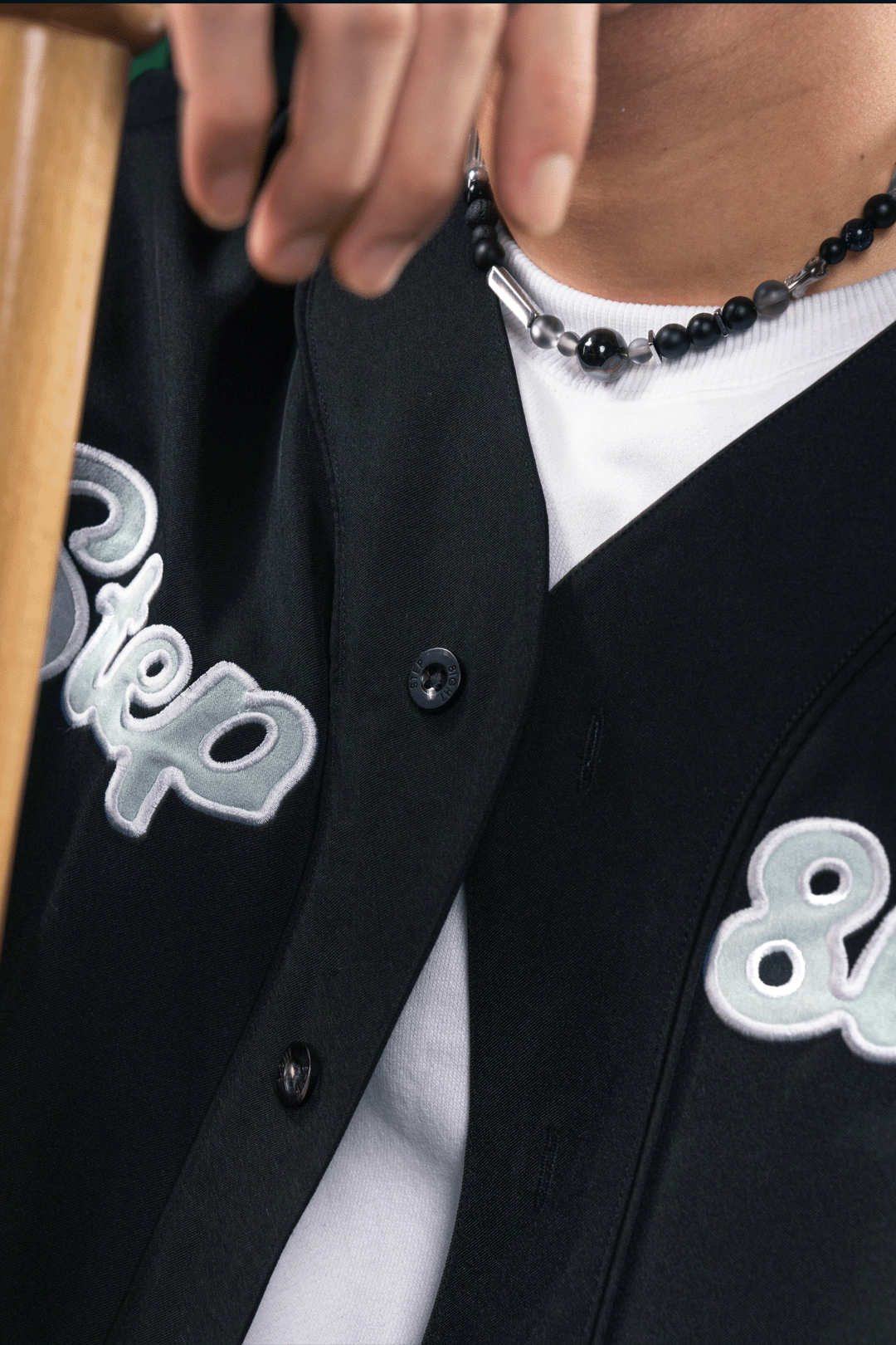 MAGIC BLACK BASEBALL JERSEY