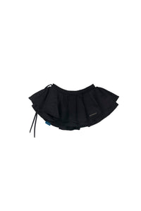 STYX BLACK MOIRE MINI SKIRT