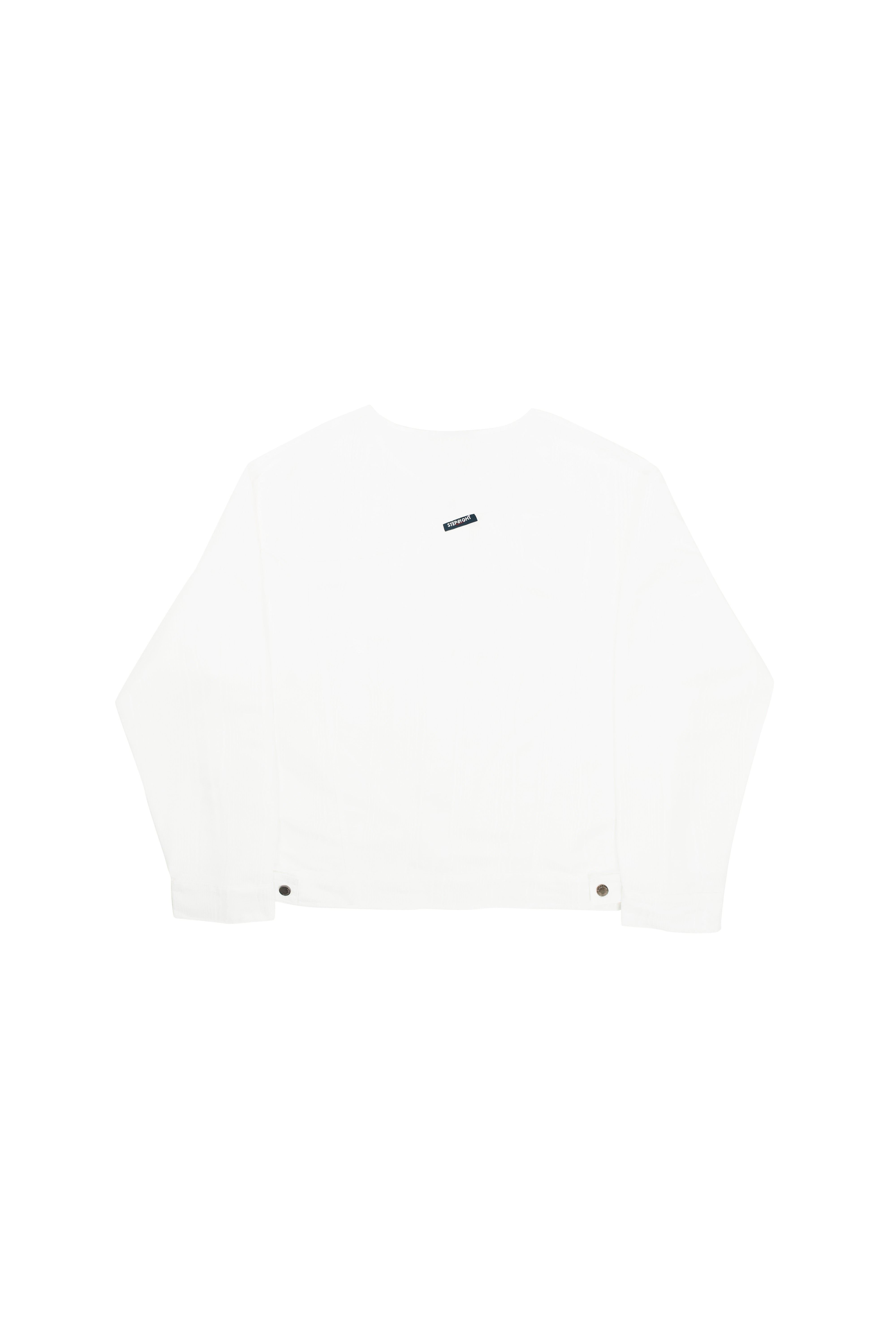 RIPPLE WHITE MOIRE JACKET