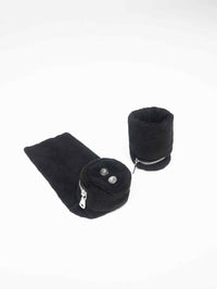 BLACK TOWEL BAG
