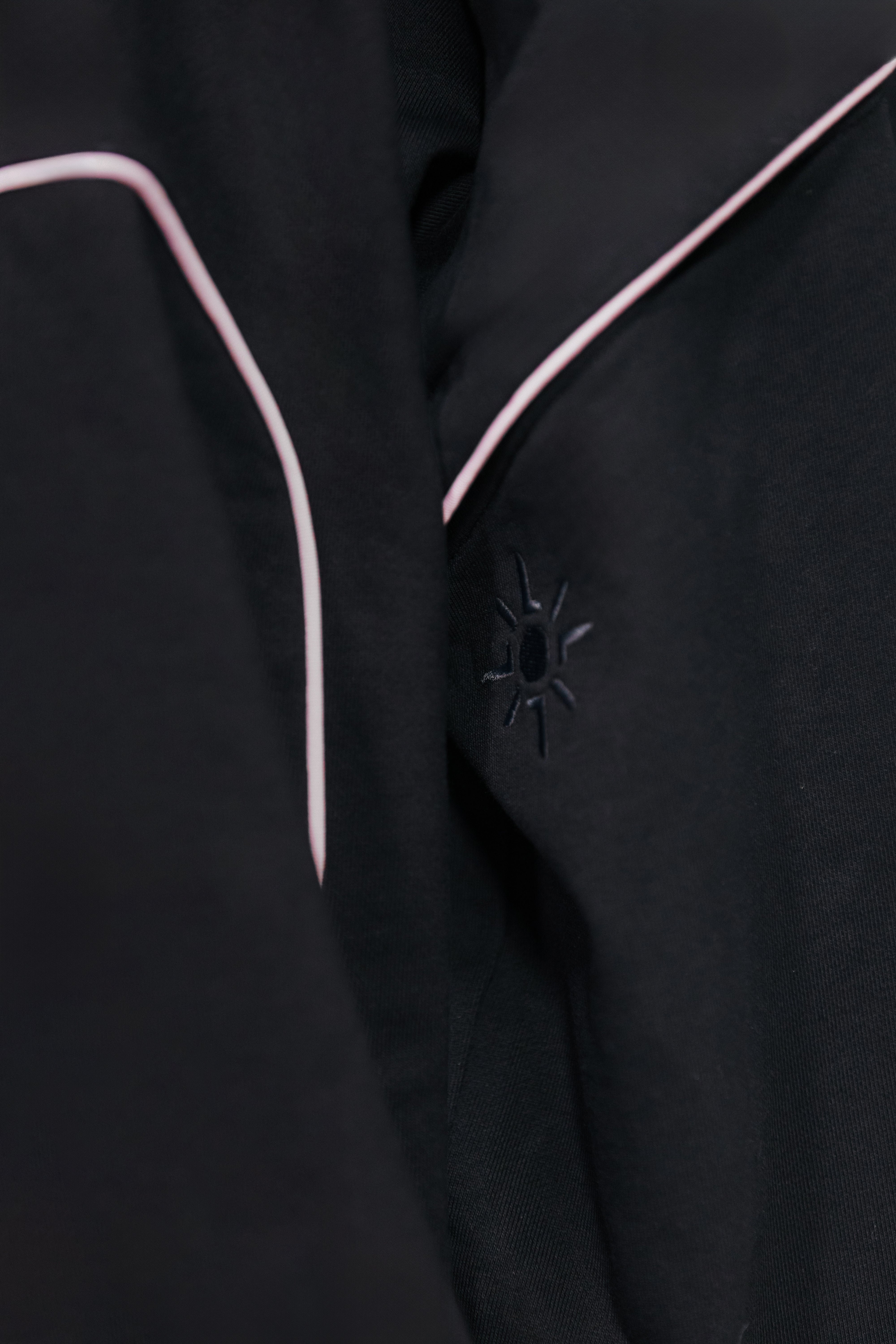 BRICK BLACK CONVERTIBLE SWEATER