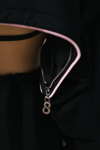 BRICK BLACK CONVERTIBLE SWEATER
