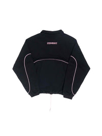 BRICK BLACK CONVERTIBLE SWEATER