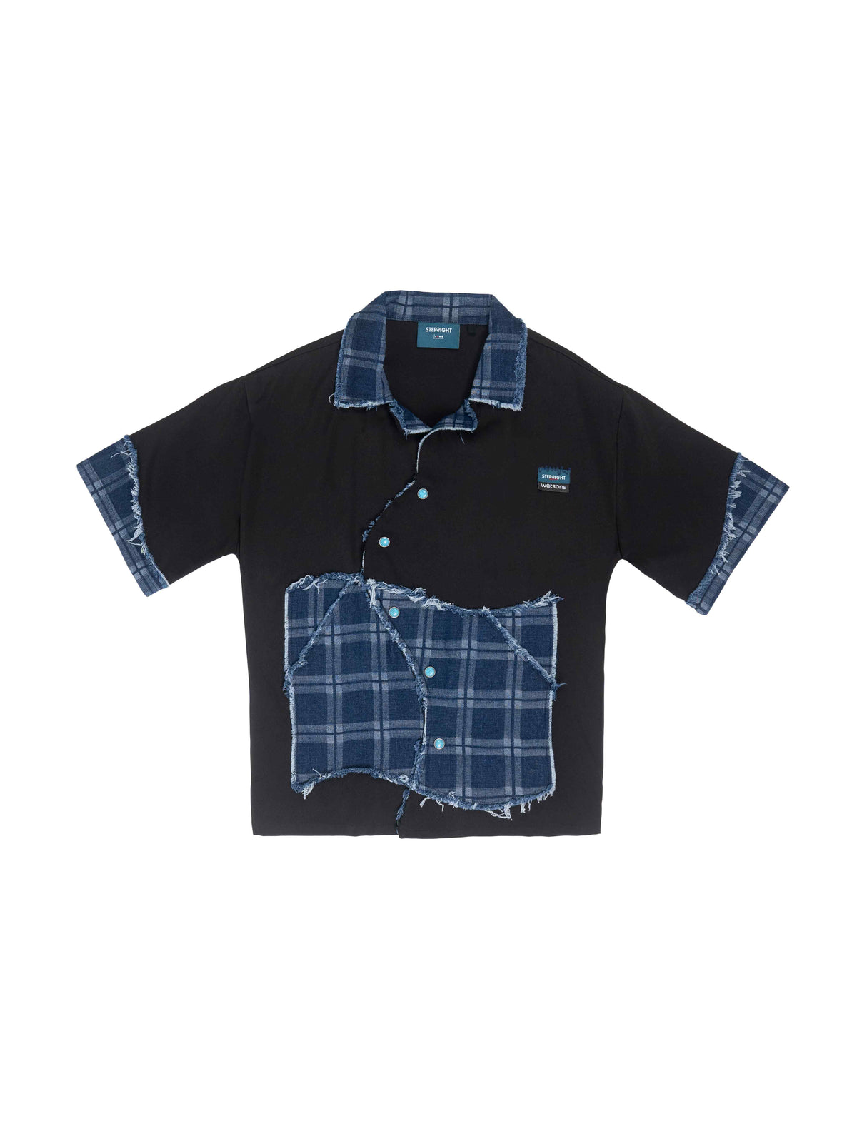 PEN BLUE WAVY PLAID SHIRT – STEP8IGHT