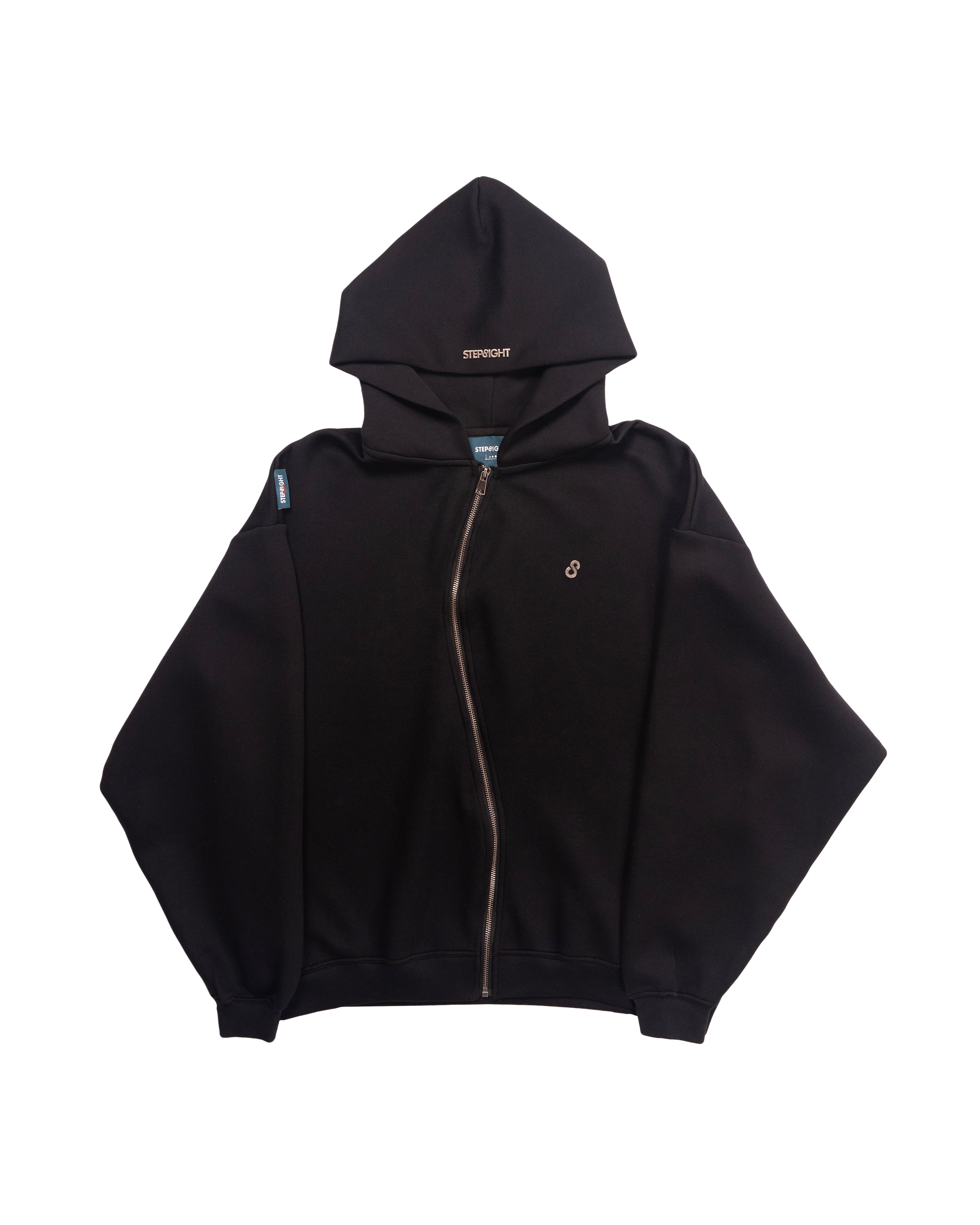 BLACK MUTED HOODIE