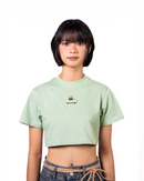 COOL-SAGE CROPPED TEE