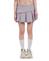ASHEN VIOLET PLEATED SKORTS