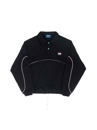BRICK BLACK CONVERTIBLE SWEATER
