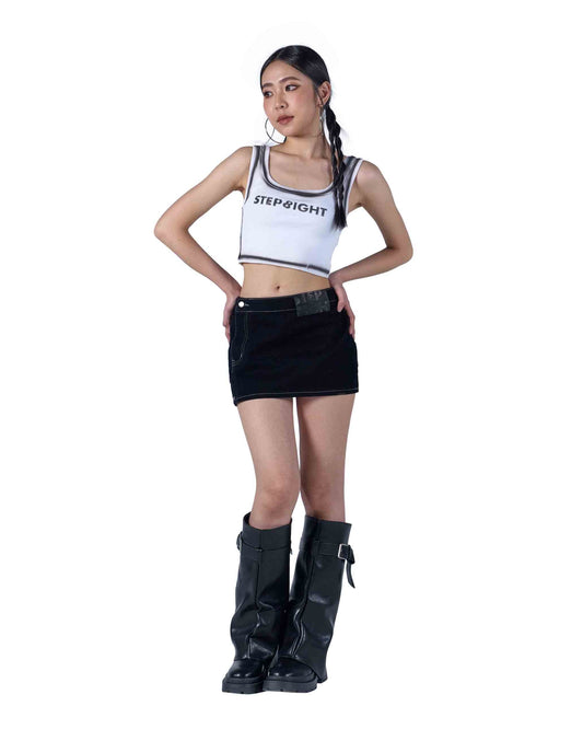 MOON WHITE REVERSIBLE SPRAY CROP TANK
