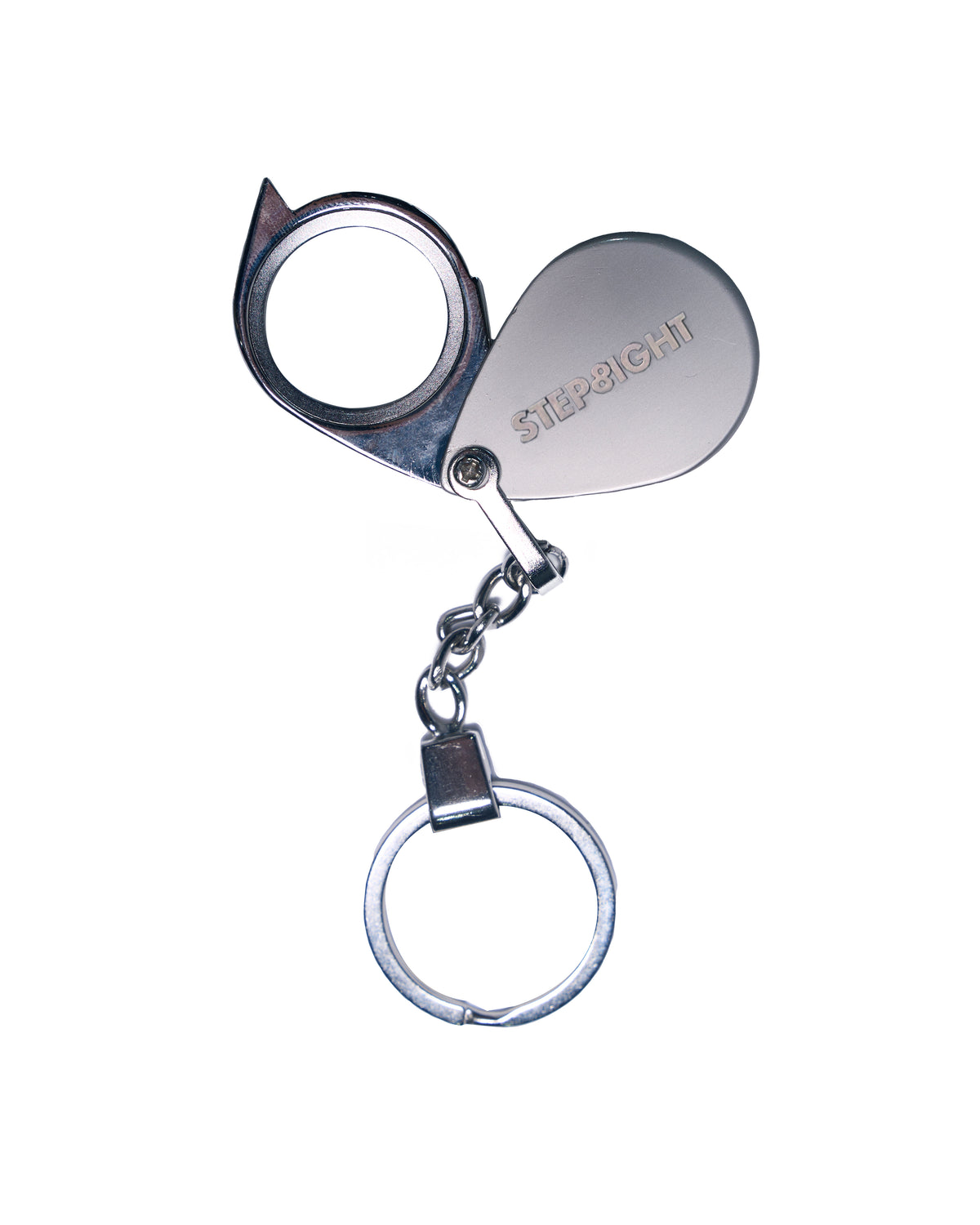 '8' MAGNIFYING GLASS KEY CHAIN – STEP8IGHT