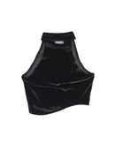 ONYX BLACK WAVY CROP