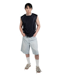 VANTABLACK SLEEVELESS REFLECTIVE TEE