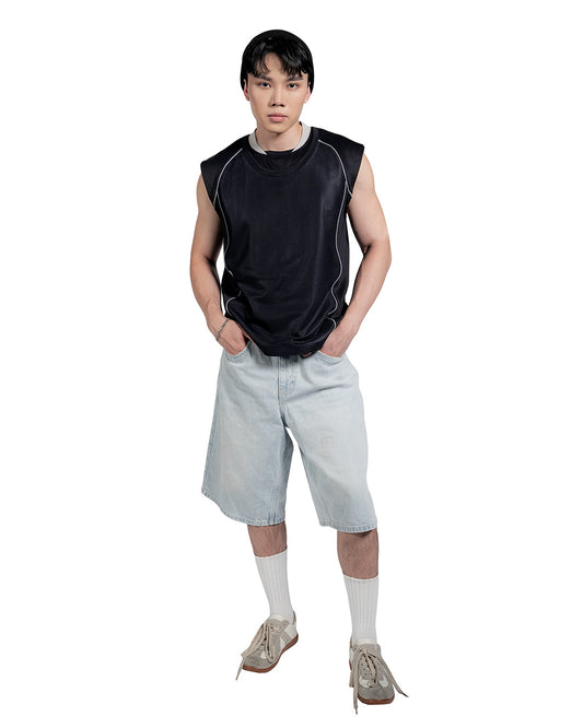VANTABLACK SLEEVELESS REFLECTIVE TEE