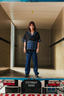 PEN BLUE WAVY PLAID SHIRT