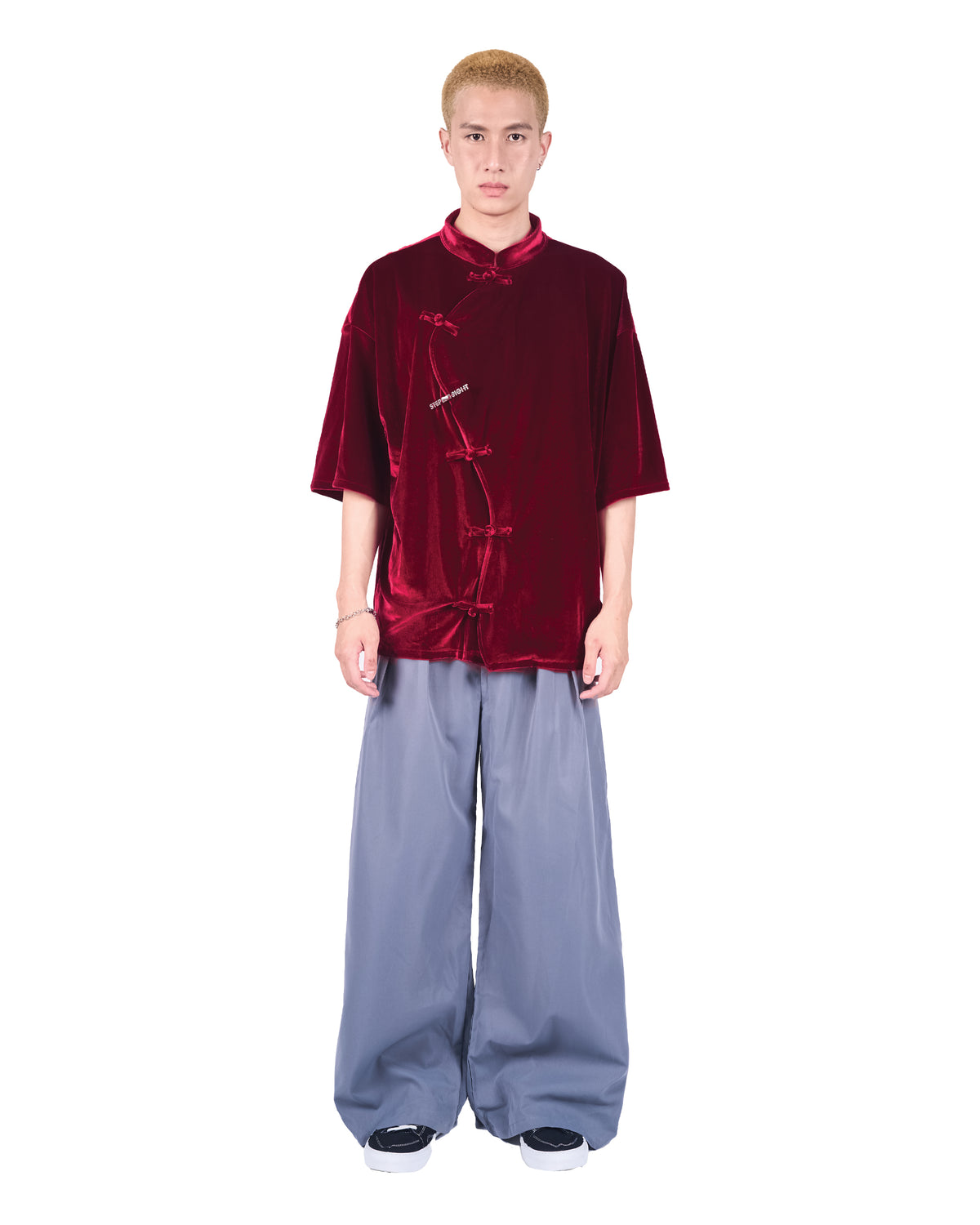 GARNET RED WAVY SAMFU – STEP8IGHT