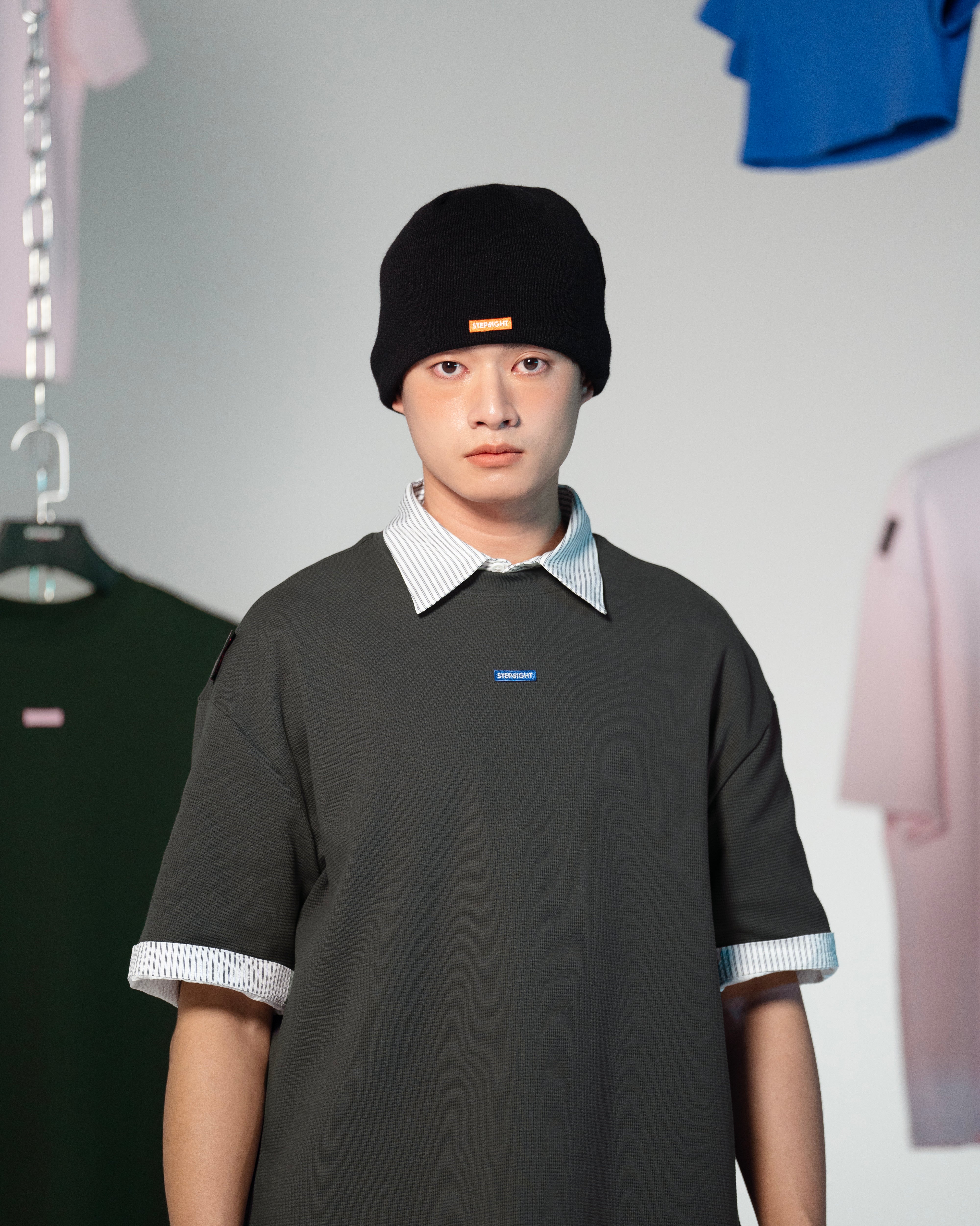 HAZE BLACK ORANGE REVERSIBLE BEANIE