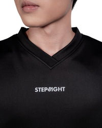 VANTABLACK PANELLED MESH TEE