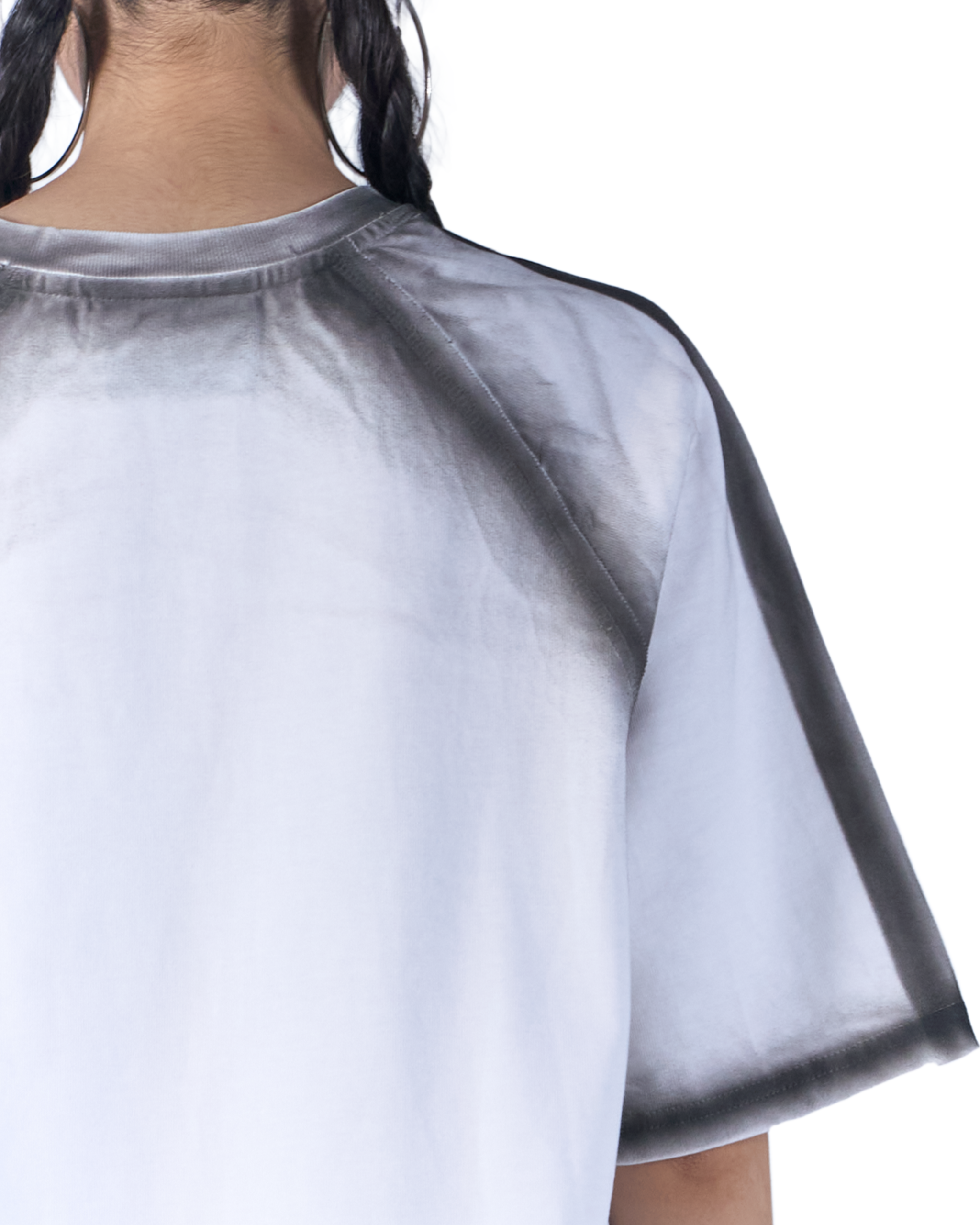 MOON WHITE SPRAY RAGLAN S8 TEE