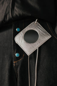 SILVER MIRROR CARDHOLDER