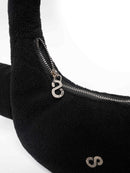 BLACK TOWEL BAG