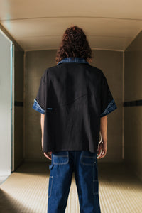 PEN BLUE WAVY PLAID SHIRT