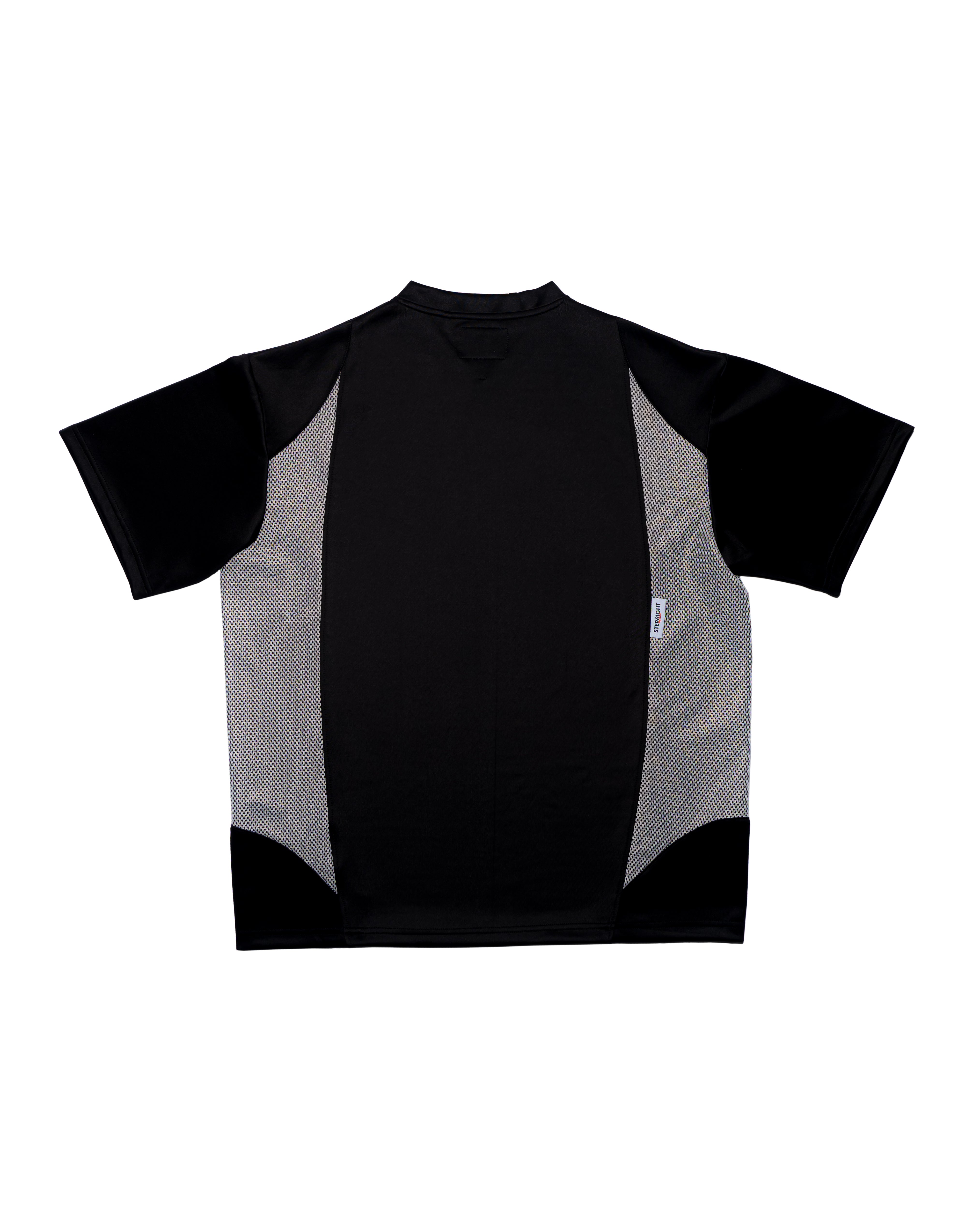 VANTABLACK PANELLED MESH TEE