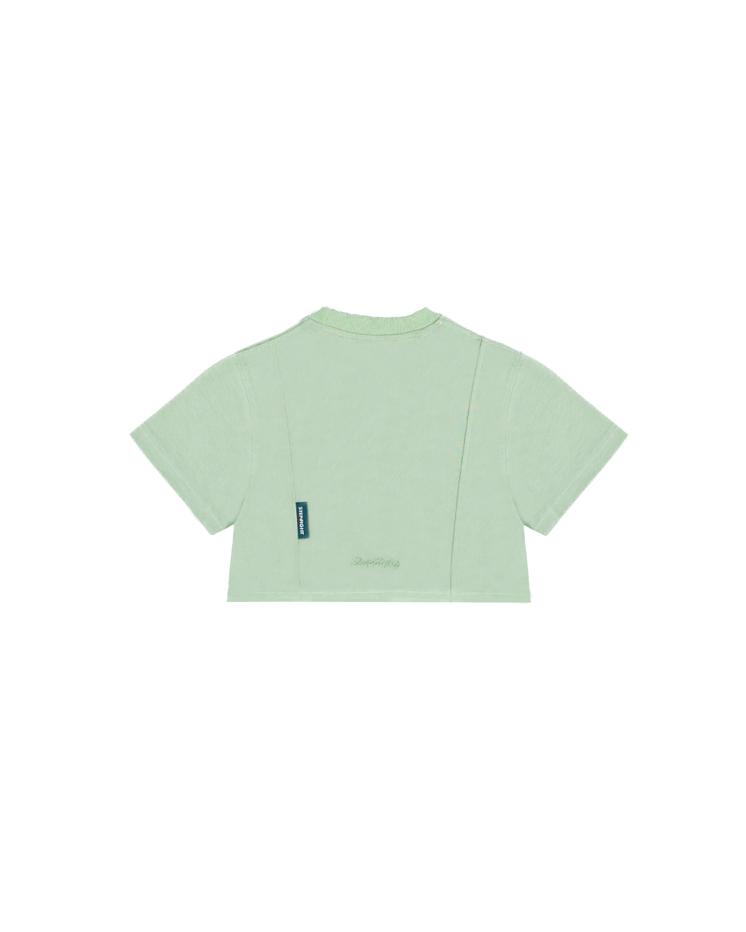 COOL-SAGE CROPPED TEE