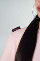 TR8MARK PINK-TURQUOISE WAFFLE CROP