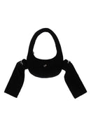 BLACK TOWEL BAG