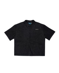 BLACK TACIT DENIM SHIRT