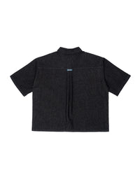 BLACK TACIT DENIM SHIRT