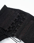 BLACK AMOUR DENIM CORSET | SKIRT